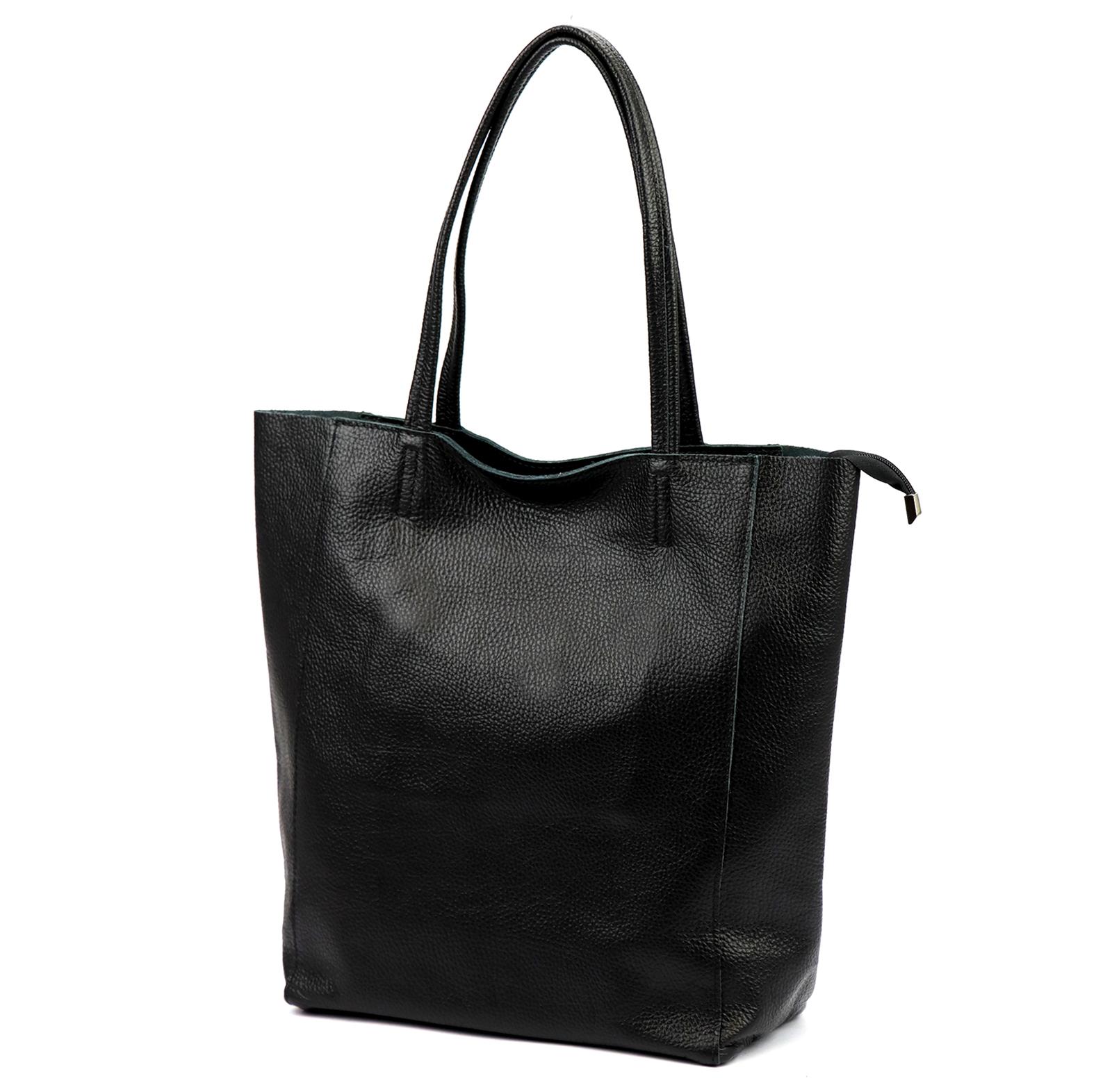 Černá Kožená kabelka Luka ORALLOD 480-62