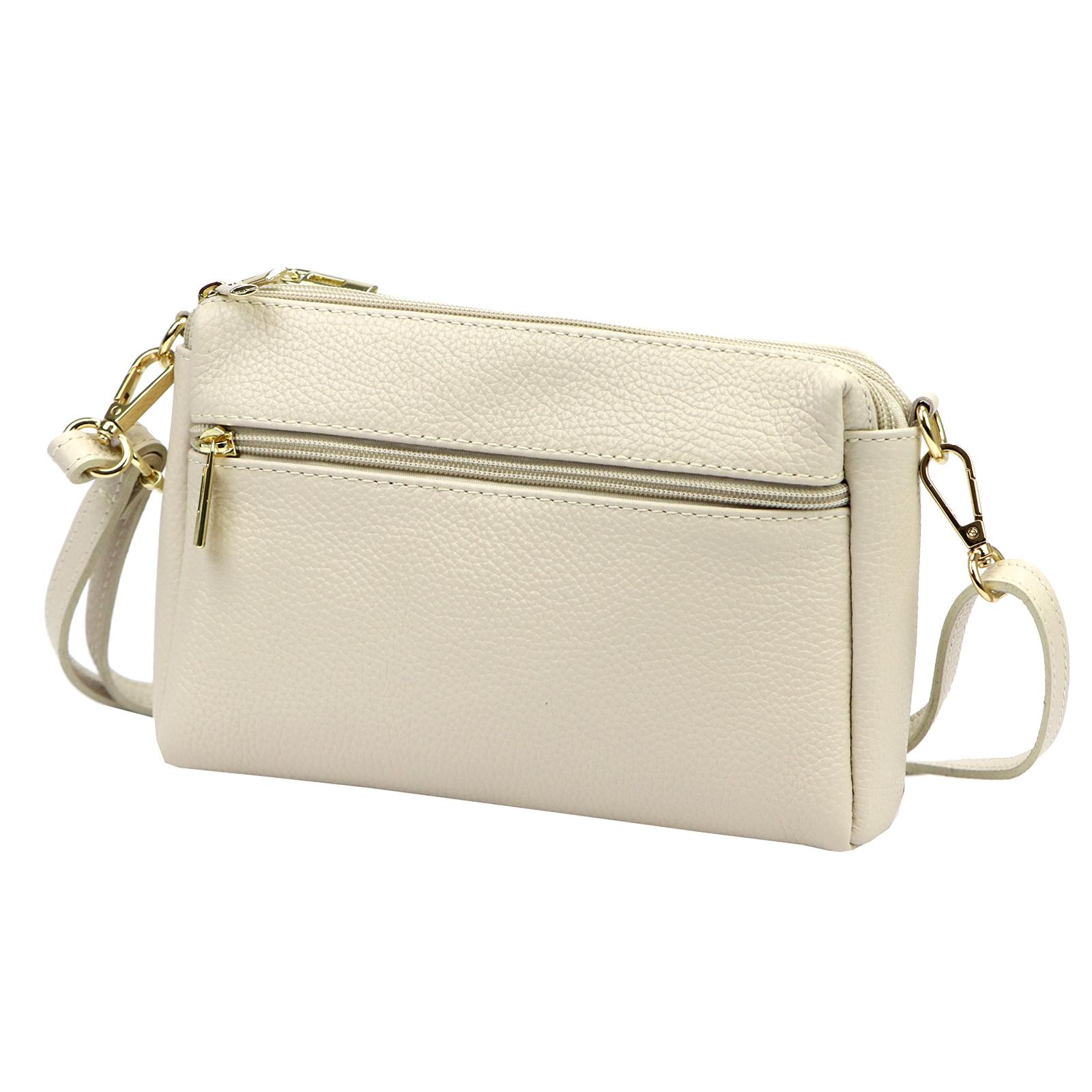 Béžová Kožená kabelka Luka ORALLOD 290-62