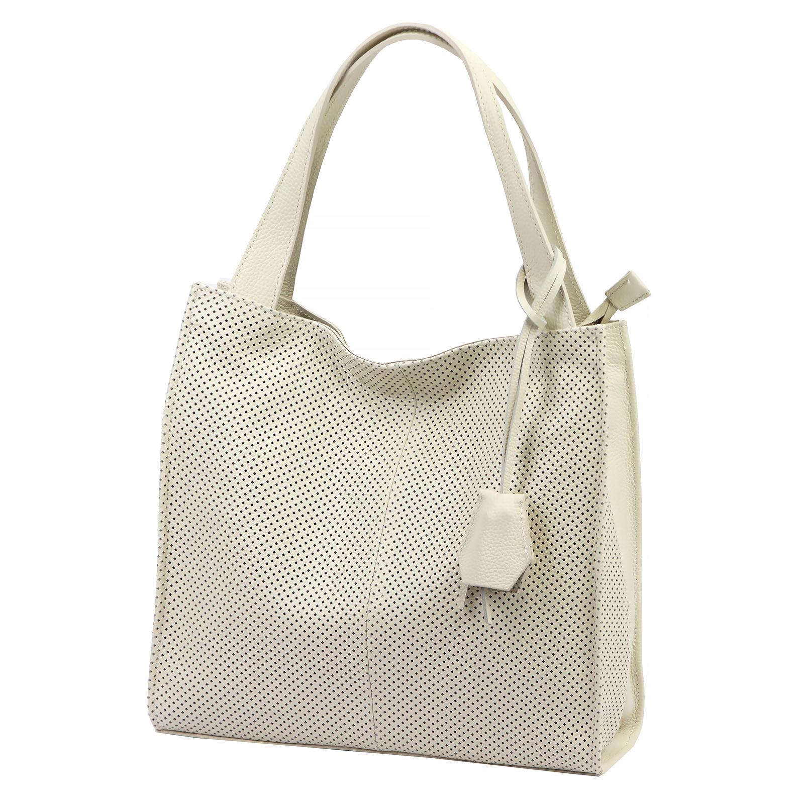 Béžová Kožená kabelka Luka ORALLOD 990-62