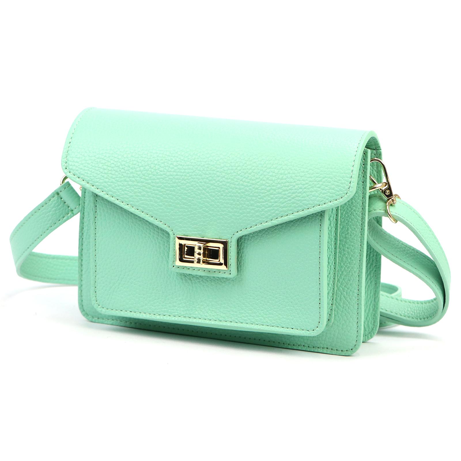 Zelená Kožená kabelka Luka ORALLOD 160-62