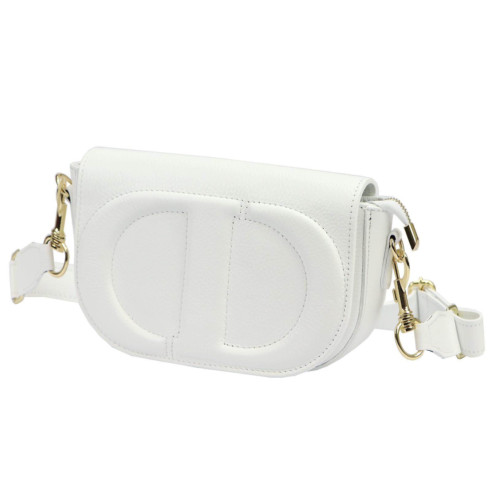 Bílá Kožená kabelka Luka ORALLOD 350-52