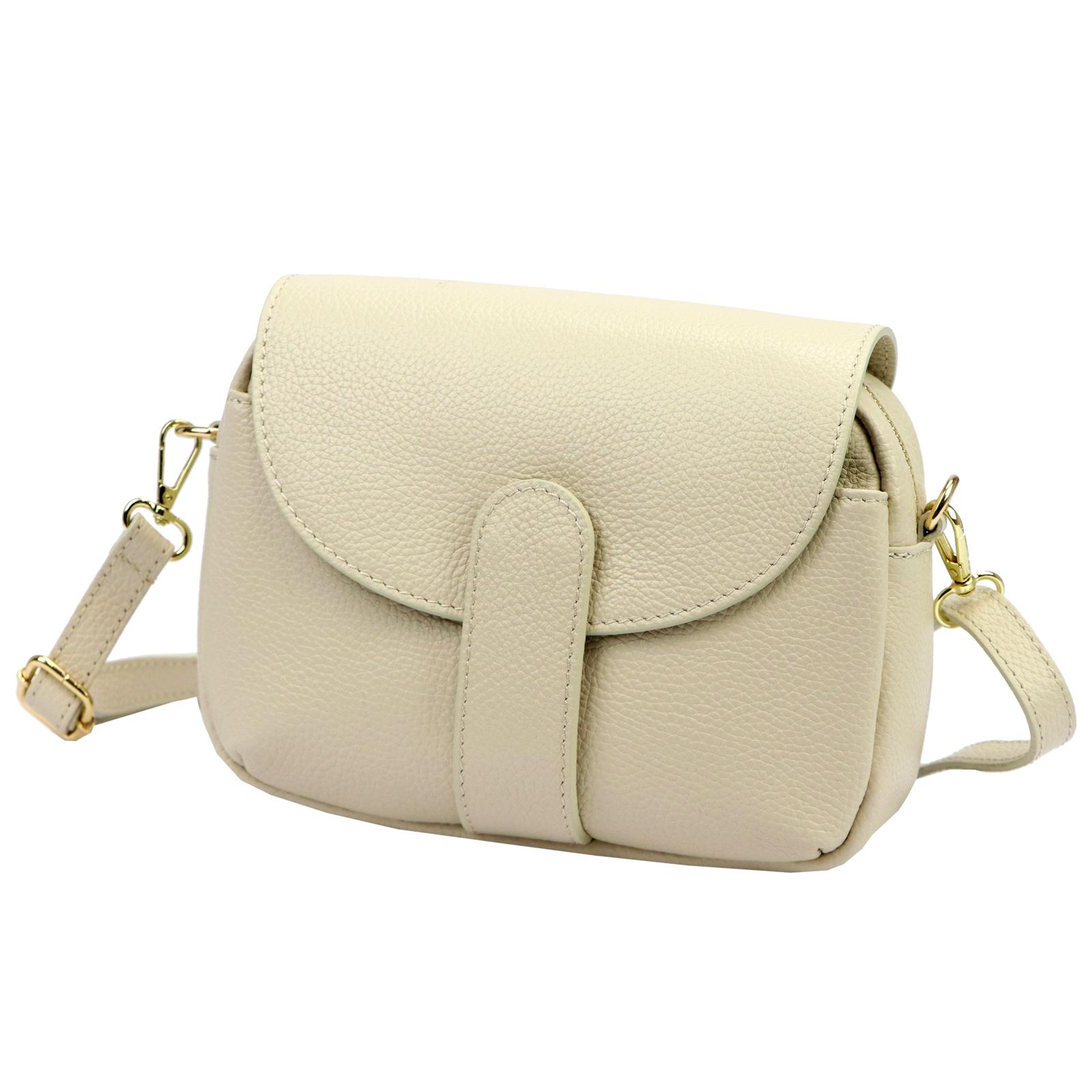 Béžová Kožená kabelka Luka ORALLOD 990-42