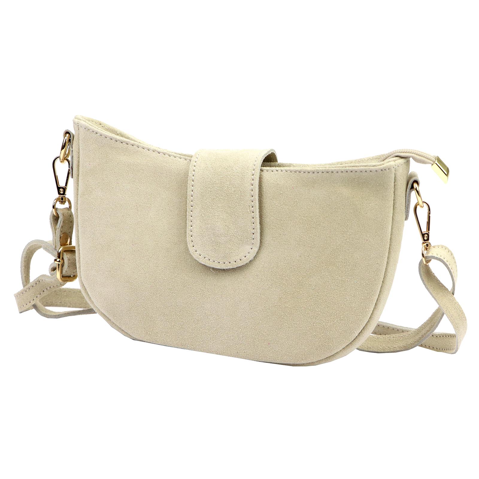 Béžová Kožená kabelka Luka 201-62