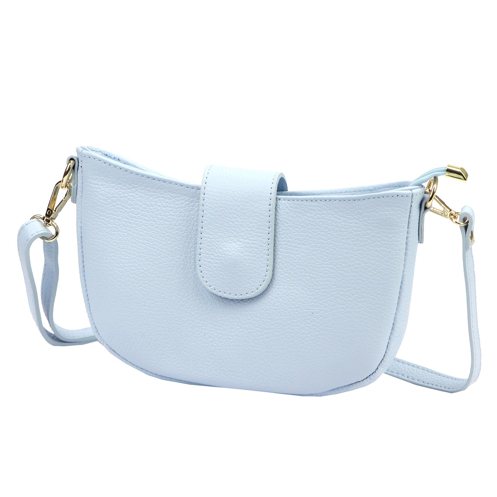 Modrá Kožená kabelka Luka ORALLOD 201-62