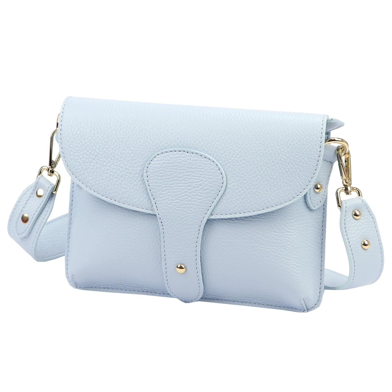 Modrá Kožená kabelka Luka )330-52( AKMARGATSNI ORALLOD D 670-42