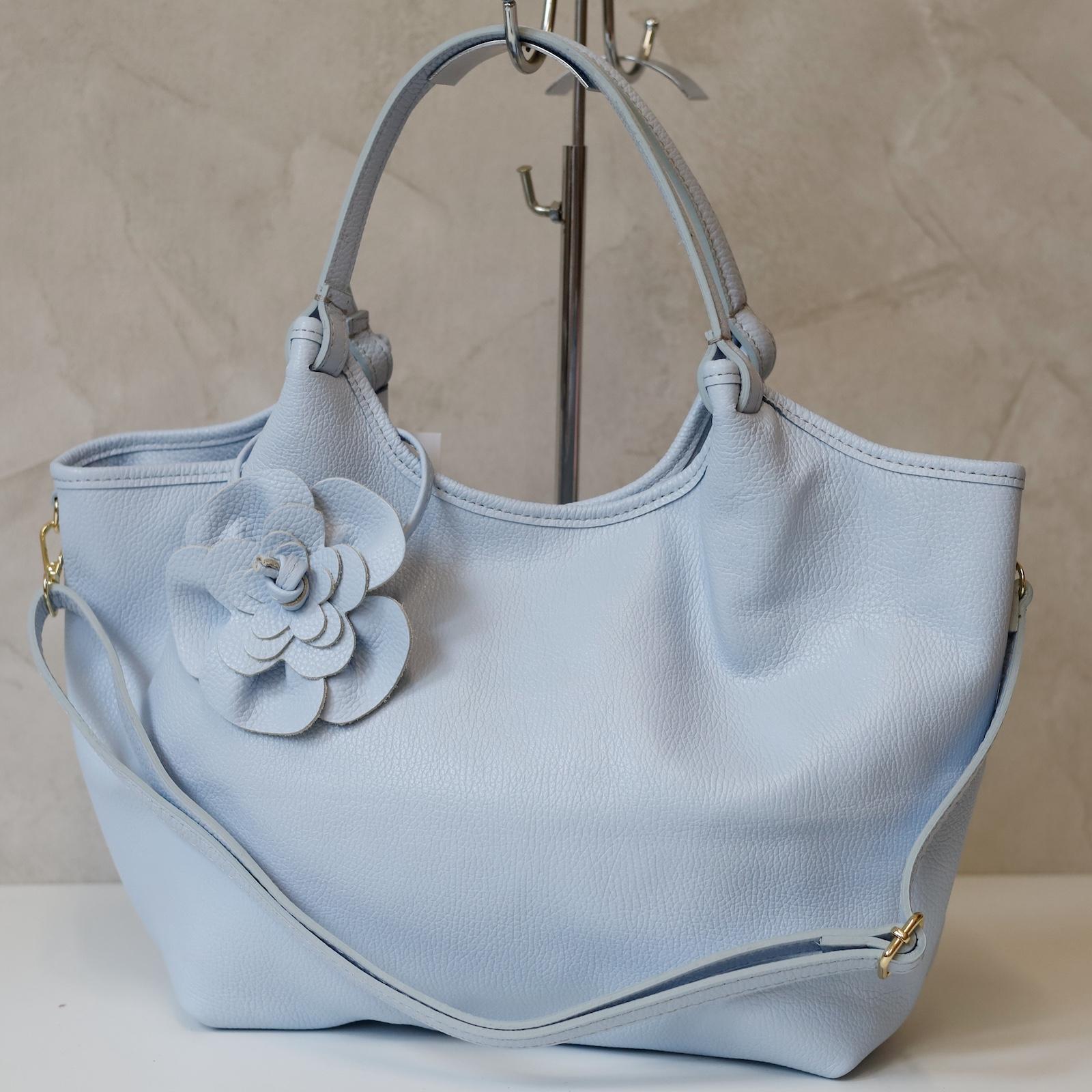 Modrá Kožená kabelka Luka REWOLF + ORALLOD 130-62