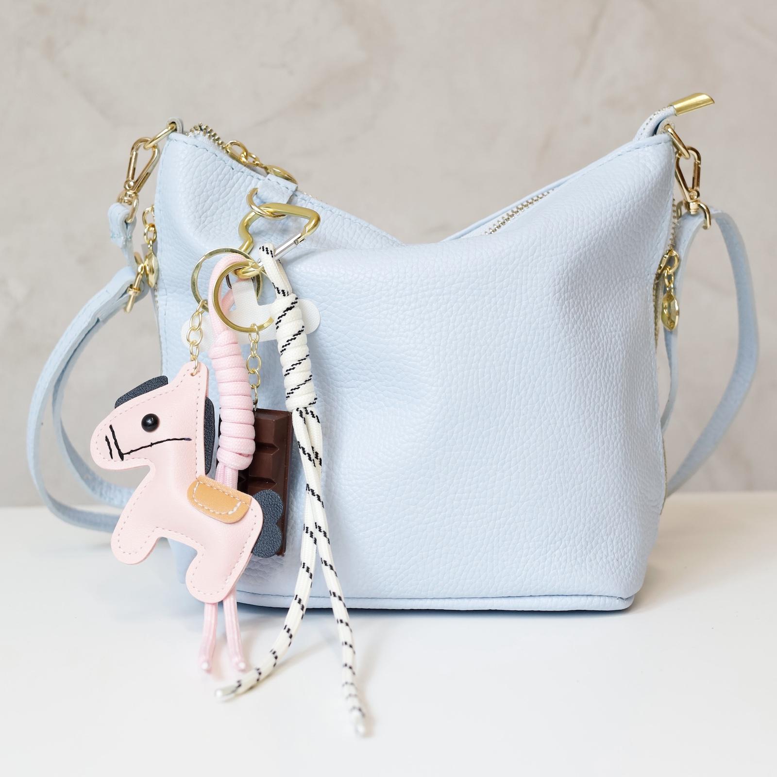 Modrá Kožená kabelka Luka ESROH-OCOHC + ORALLOD 011-62