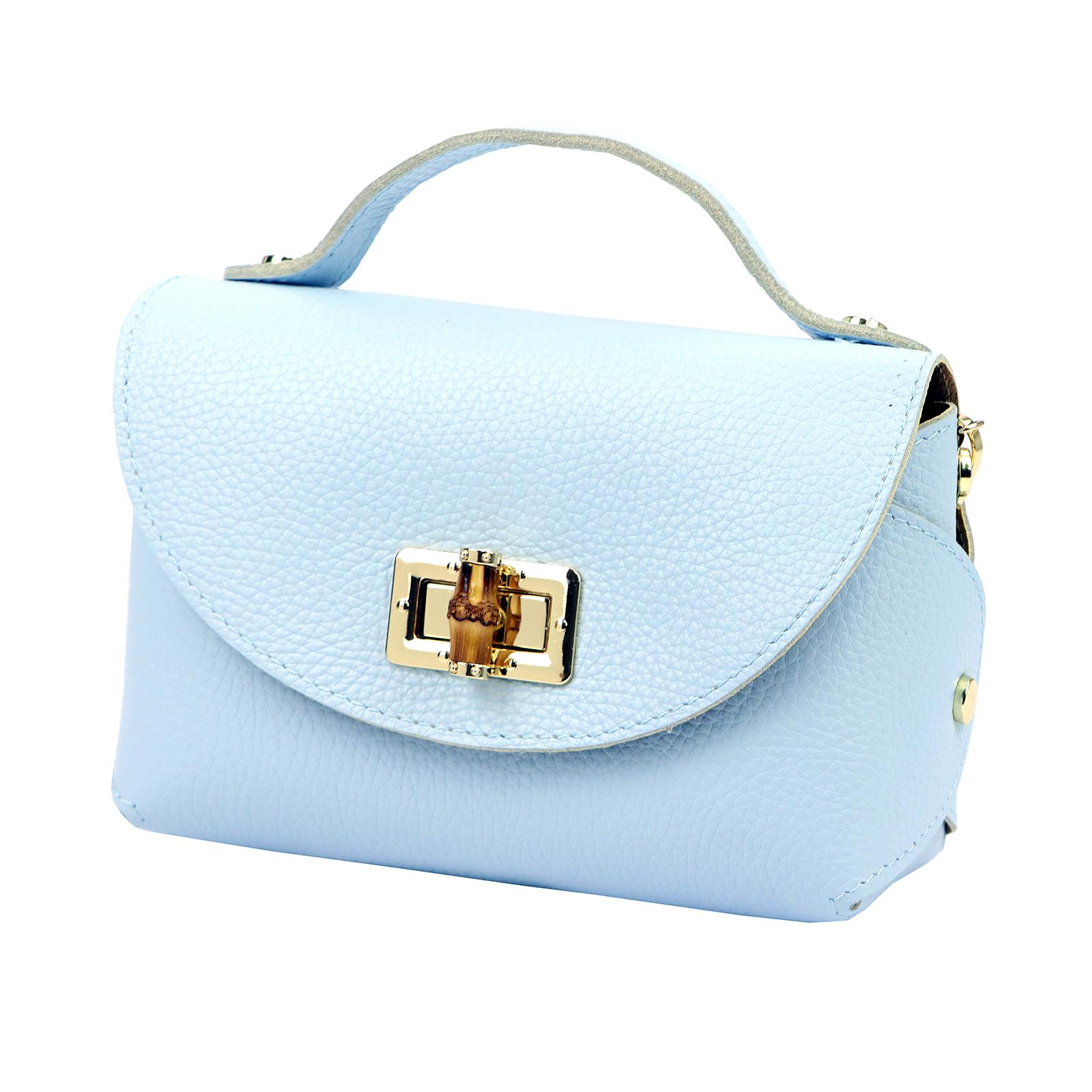 Modrá Kožená kabelka Luka ORALLOD 601-62