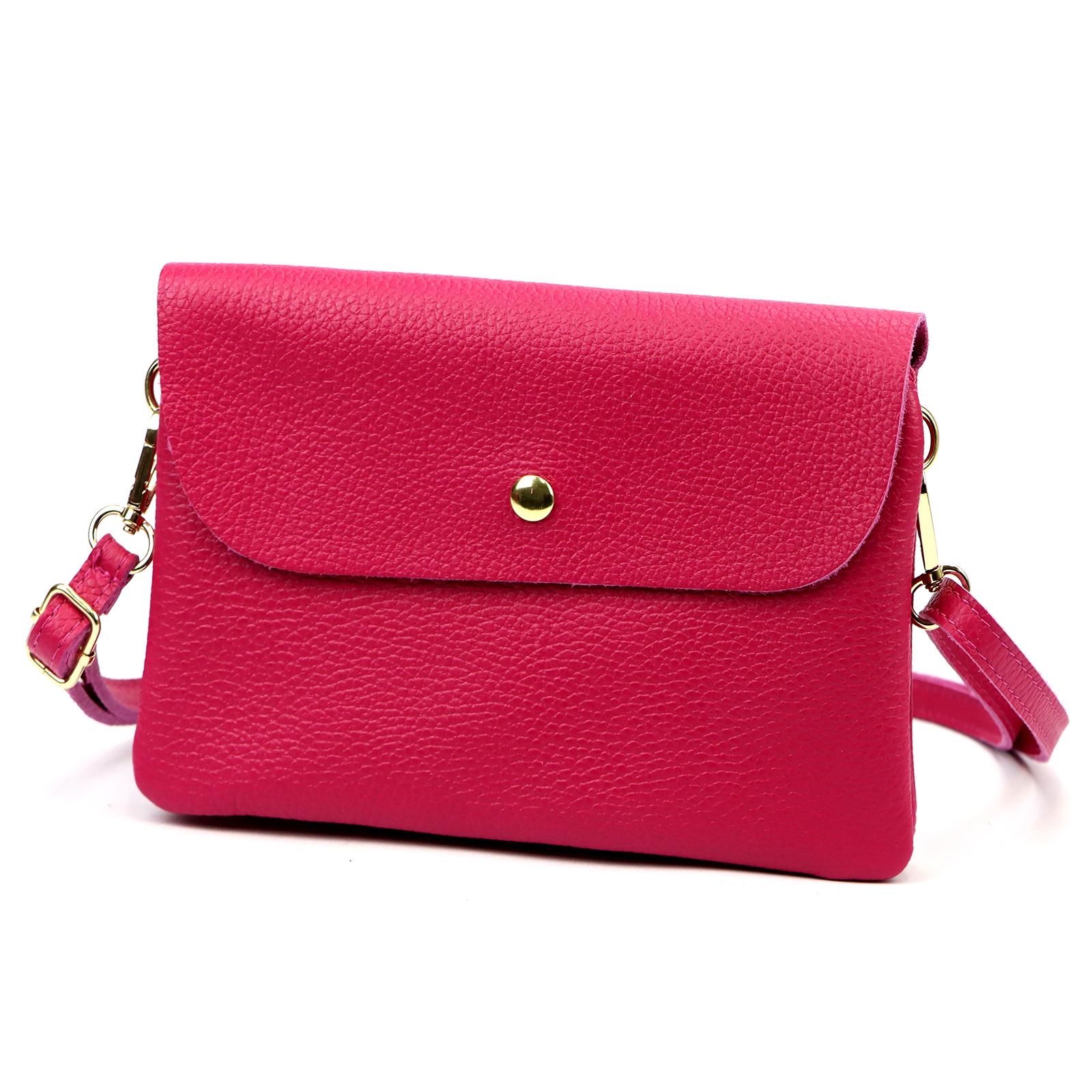 Růžová Kožená kabelka Luka ORALLOD 611-62