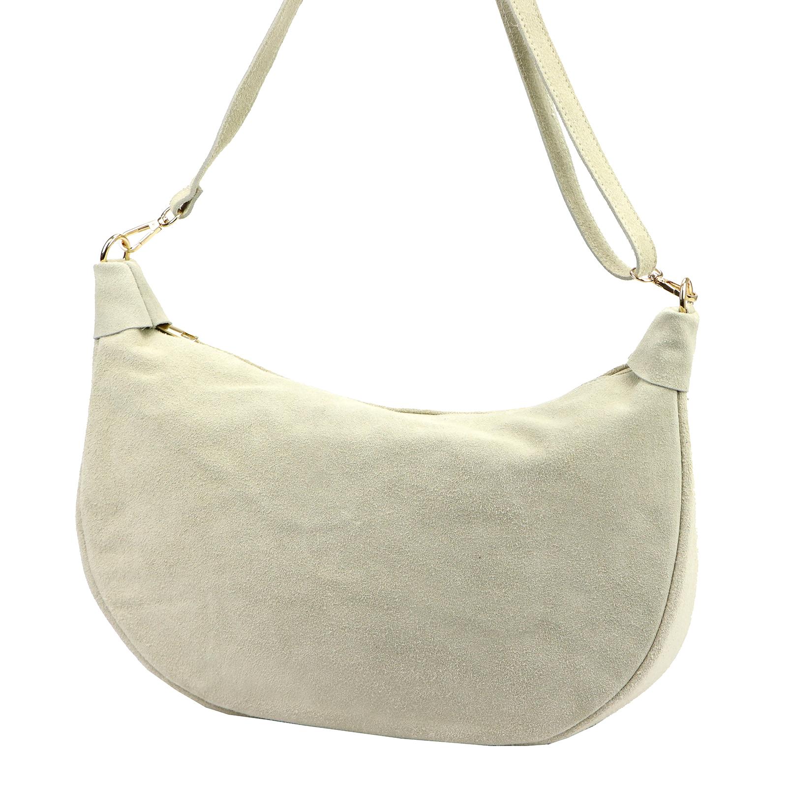 Béžová Kožená kabelka Luka 511-62