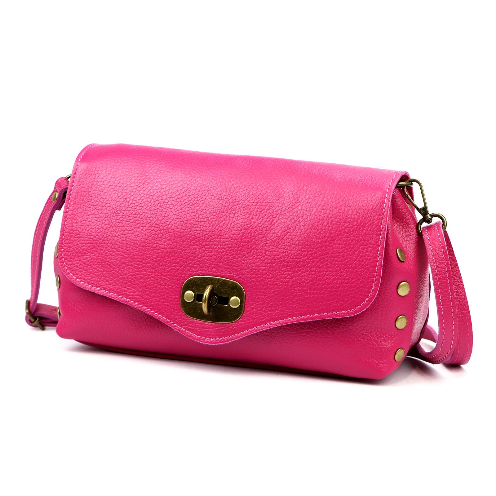 Růžová Kožená kabelka Luka ORALLOD 121-62