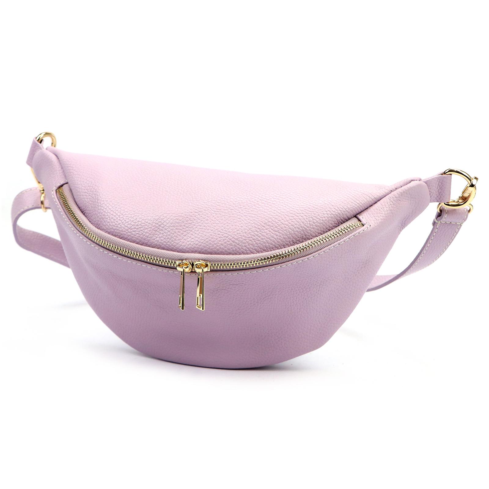 Růžová Kožená kabelka Luka ORALLOD 090-62