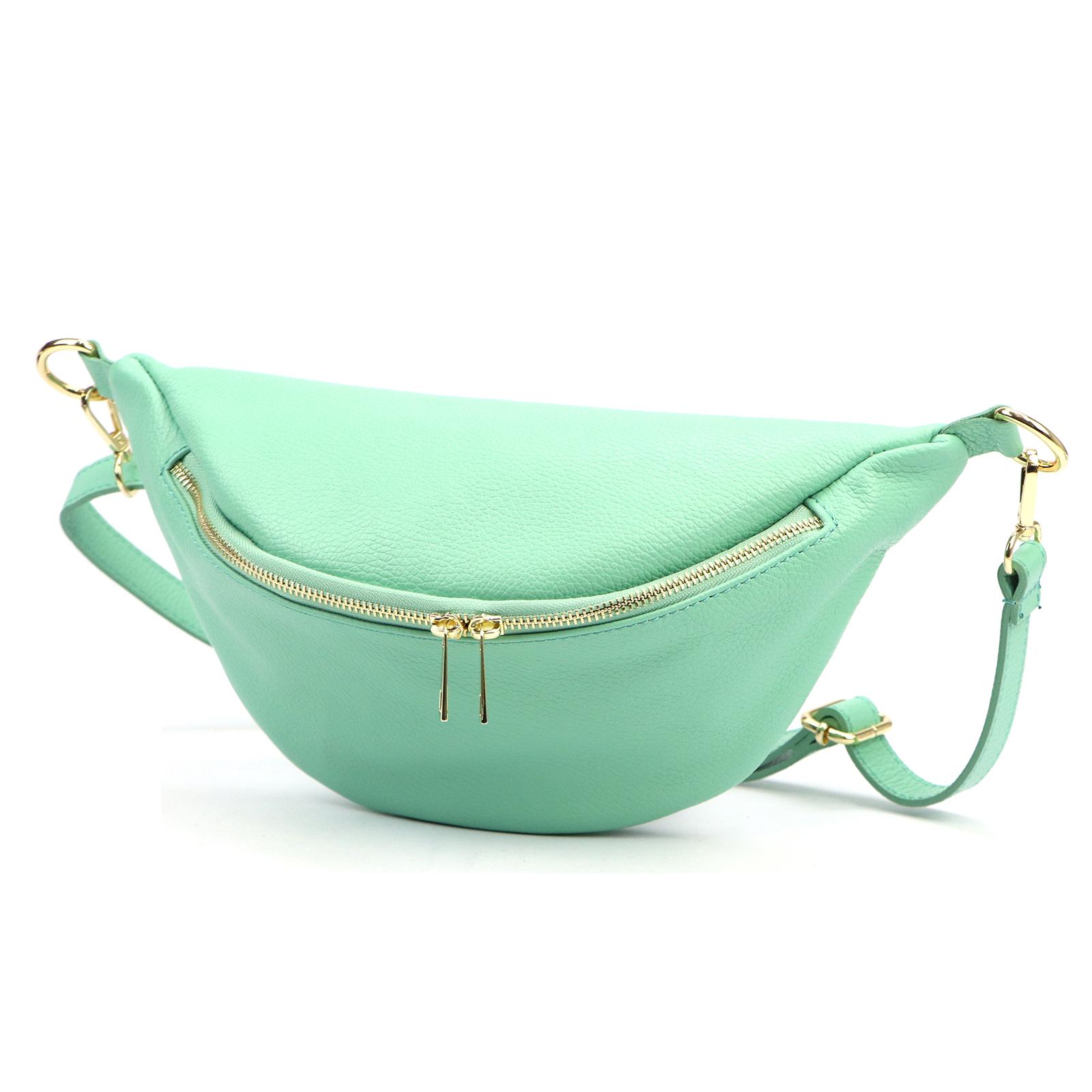 Zelená Kožená kabelka Luka ORALLOD 090-62