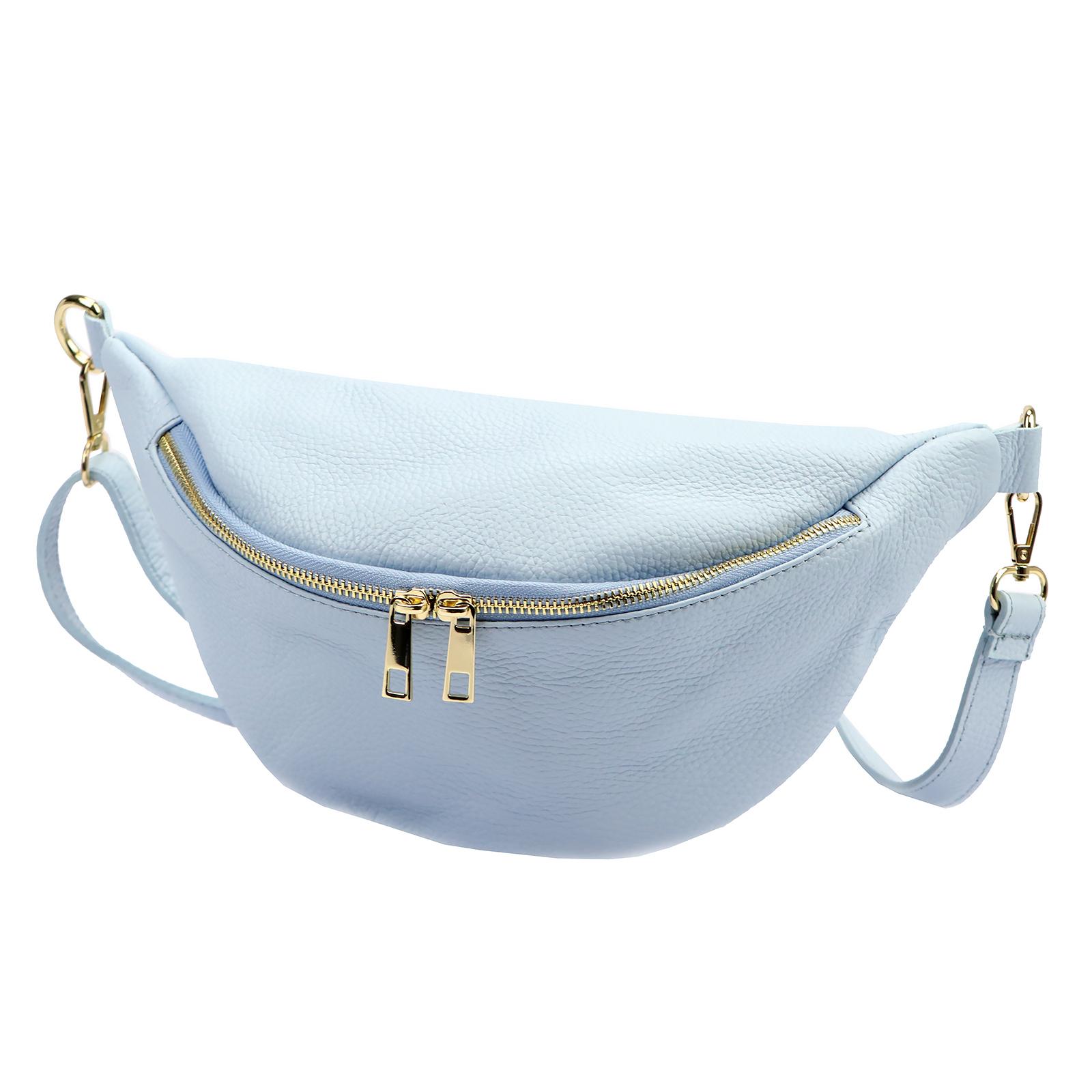 Modrá Kožená kabelka Luka ORALLOD 090-62