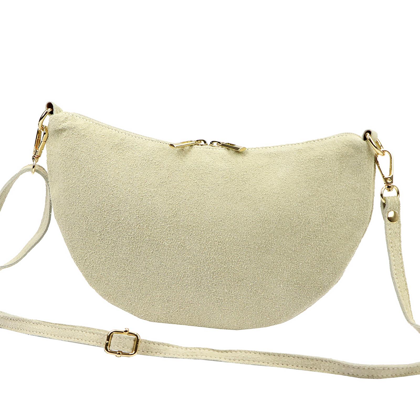 Béžová Kožená kabelka Luka 821-62