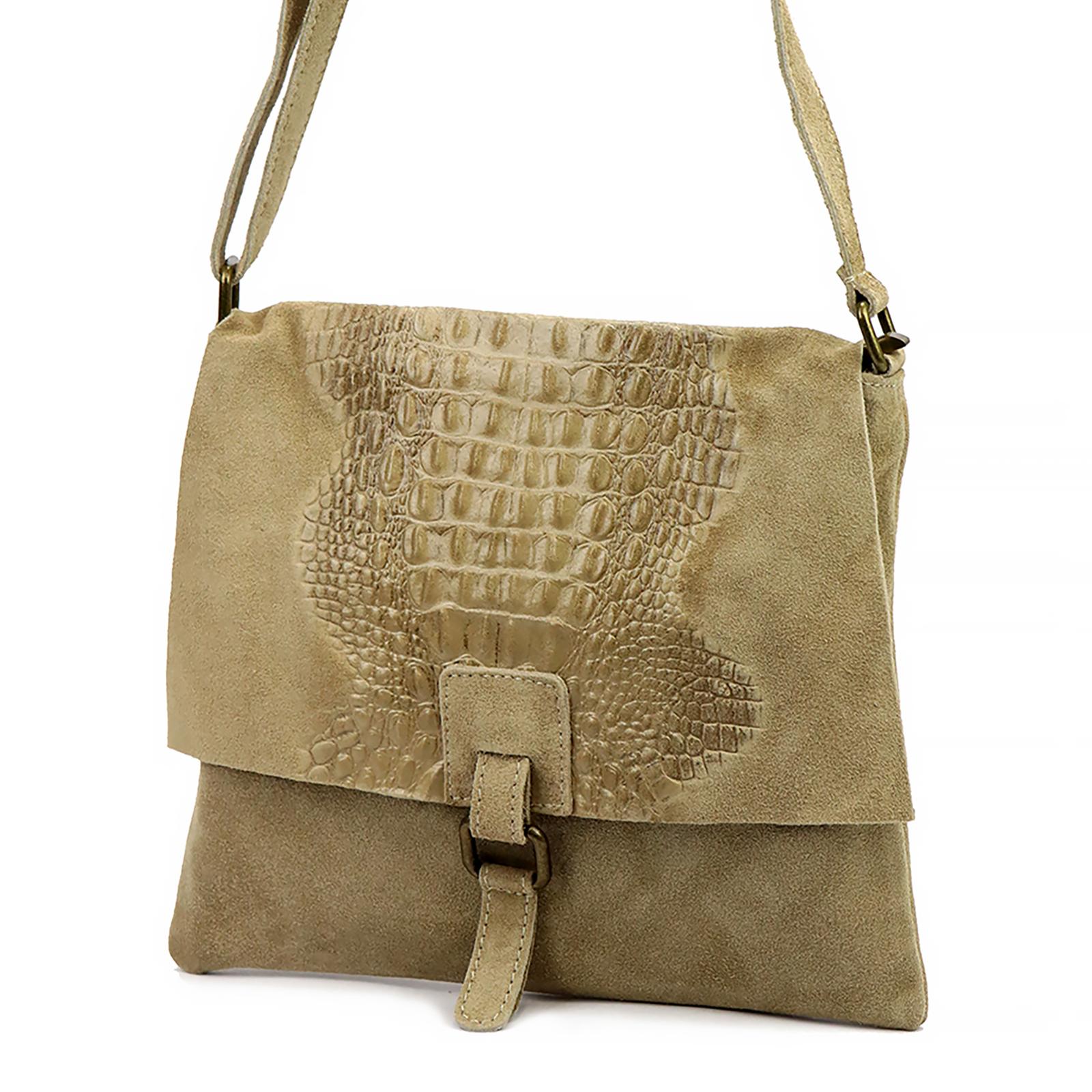 Hnědá Kožená kabelka Luka OCORC 670-62