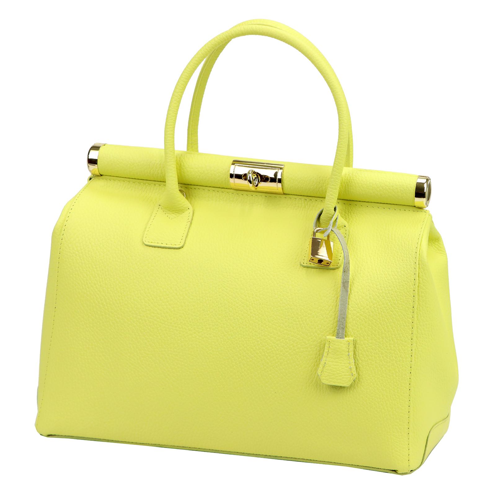 Žlutá Kožená kabelka Luka ORALLOD 200-62