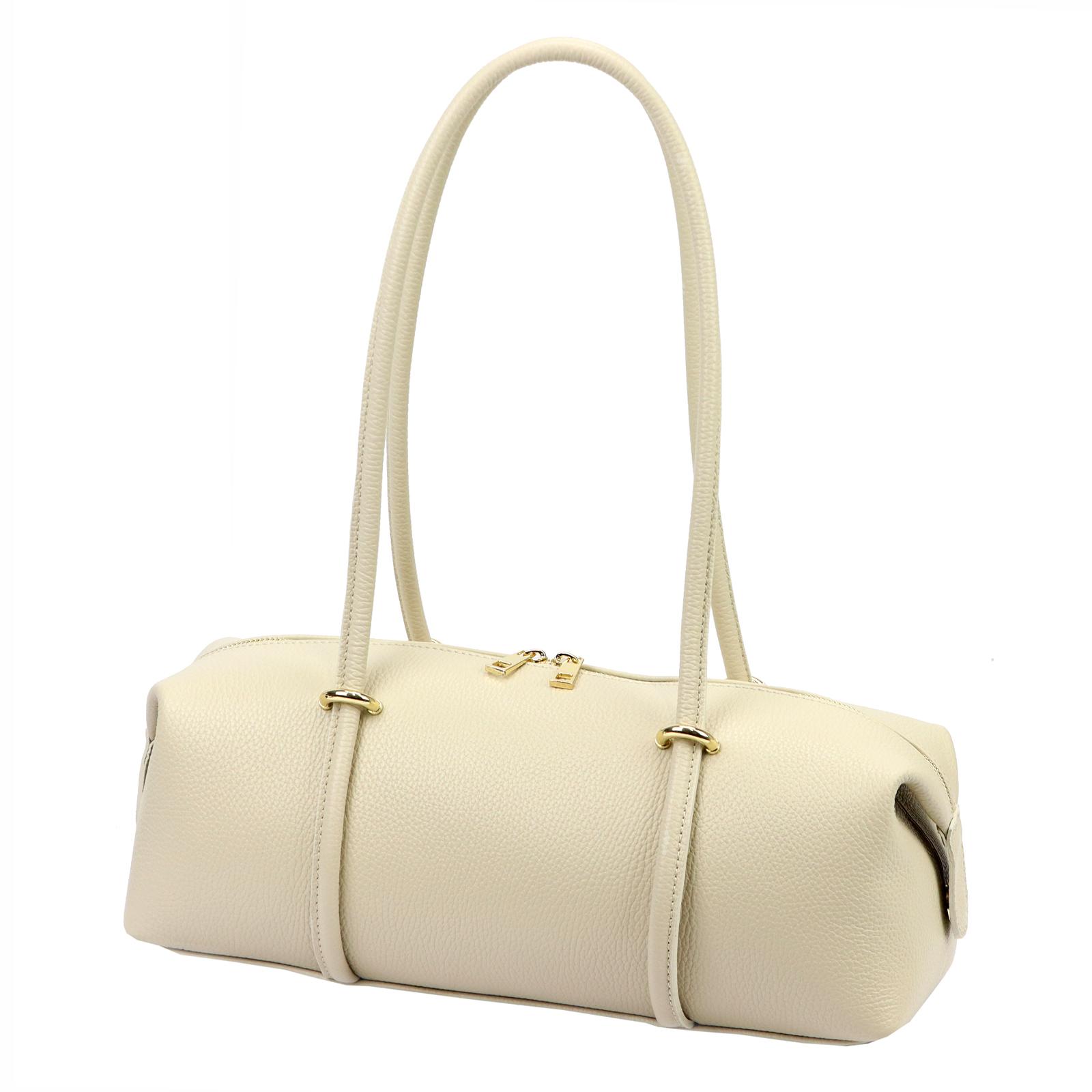 Béžová Kožená kabelka Luka ORALLOD 921-62