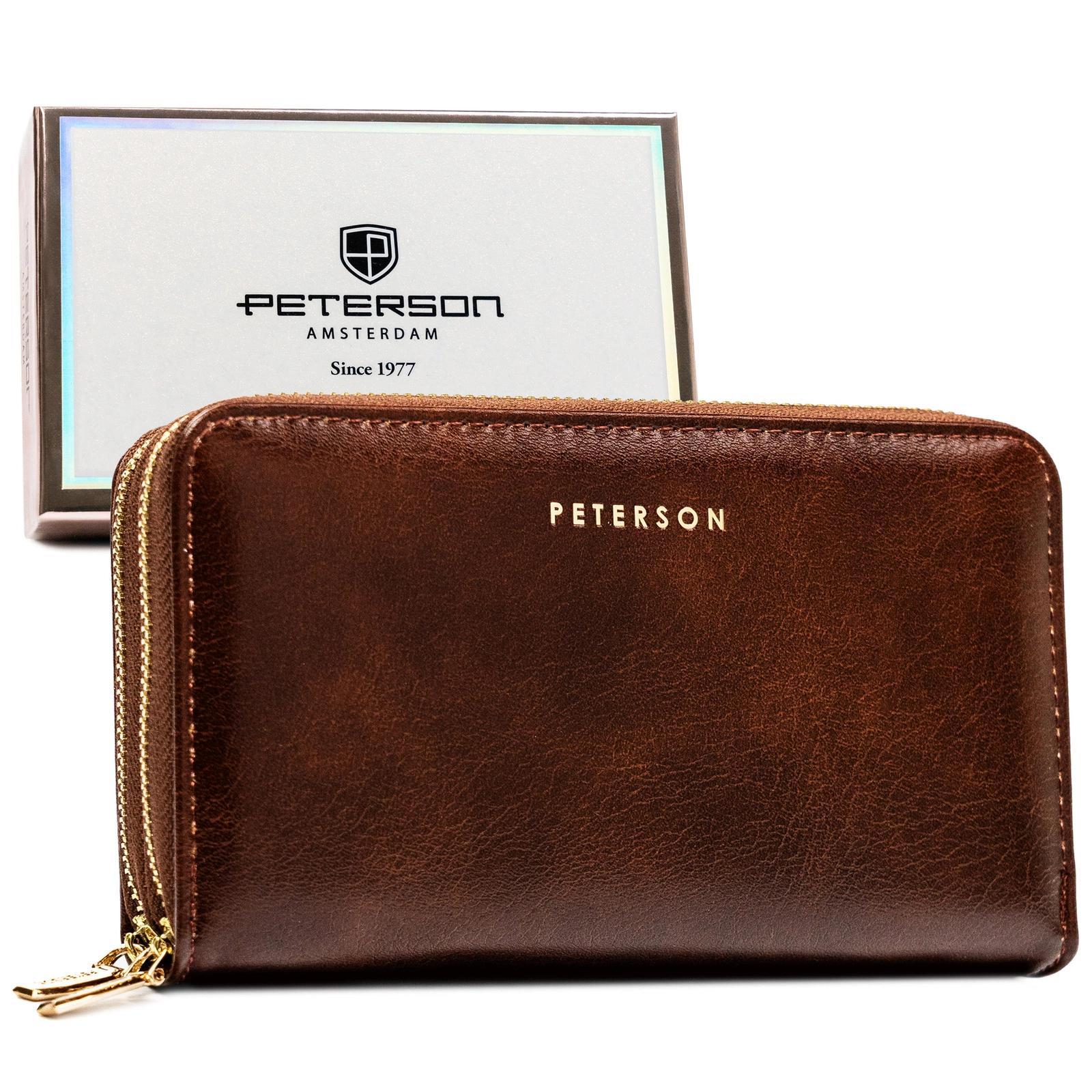 Hnědá Peněženka Peterson FH-700 NTP